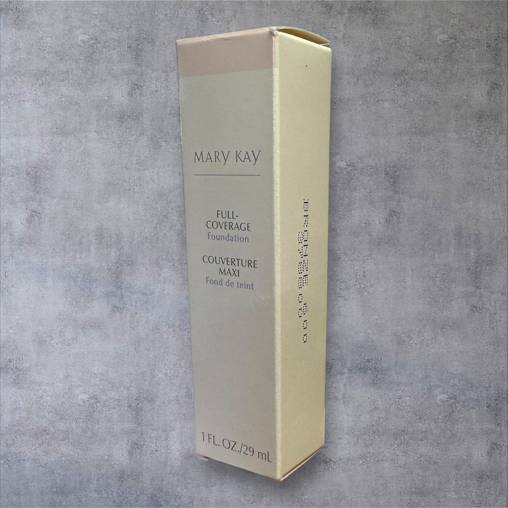 Mary Kay Full-Coverage Foundation Bronze 600 378800 1oz NEW Gray Cap Liquid